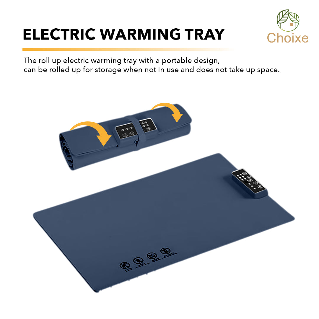 Electric Food Warmer Mat -Portable and Flexible.