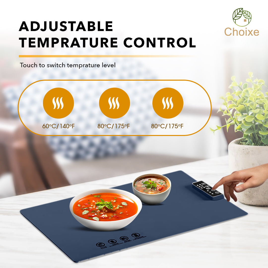 Electric Food Warmer Mat -Portable and Flexible.